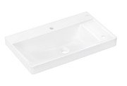 Раковина для ванной Hansgrohe Xelu Q 80х48 см полка справа керамика белый 60319450