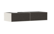 Тумба под раковину подвесная Hansgrohe Xevolos E 137х55,5 см песочно-бежевый матовый/текстиль темно-серый 54320660