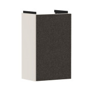 Тумба під раковину підвісна Hansgrohe Xevolos E 34х25 см петлі ліворуч пісочно-бежевий матовий/текстиль темно-сірий 54167660