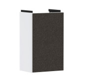 Тумба під раковину підвісна Hansgrohe Xevolos E 34х25 см петлі праворуч матовий білий/текстиль темно-сірий 54169660