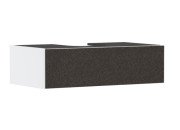 Тумба під раковину підвісна Hansgrohe Xevolos E 98х55,5 см матовий білий/текстиль темно-сірий 54313660
