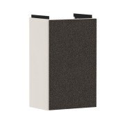 Тумба под раковину подвесная Hansgrohe Xevolos E 34х25 см петли слева песочно-бежевый матовый/текстиль темно-серый 54167660