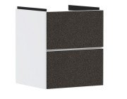 Тумба под раковину подвесная Hansgrohe Xevolos E 48х47,5 см матовый белый/текстиль темно-серый 54172660