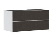 Тумба под раковину подвесная Hansgrohe Xevolos E 118х55,5 см матовый белый/текстиль темно-серый 54193660