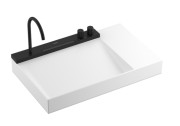 Раковина для ванной Hansgrohe Avalegra AquaUnit 78х47,5 см со смесителем черный матовый 22473670