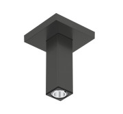 Держатель для верхнего душа Hansgrohe E 10 см потолочный черный матовый хром 24338340