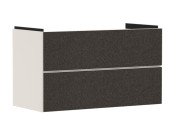 Тумба под раковину подвесная Hansgrohe Xevolos E 98х47,5 см песочно-бежевый матовый/текстиль темно-серый 54182660