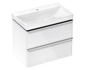 Тумба Hansgrohe Xelu Q із раковиною 80х48 см МДФ білий глянсовий 54374000