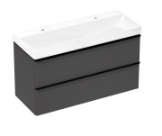 Тумба Hansgrohe Xelu Q с раковиной 120х48 см МДФ матовый серый 54387670