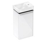 Тумба Hansgrohe Xelu Q с раковиной 36х26,5 см петли справа МДФ белый глянцевый 54365000