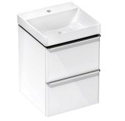 Тумба Hansgrohe Xelu Q с раковиной 50х48 см МДФ белый глянцевый 54368000