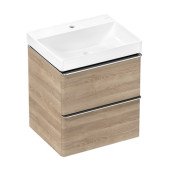 Тумба Hansgrohe Xelu Q с раковиной 60х48 см МДФ натуральный дуб 54373000