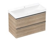 Тумба Hansgrohe Xelu Q с раковиной 100х48 см МДФ натуральный дуб 54385000