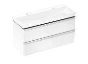 Тумба Hansgrohe Xelu Q с раковиной 120х48 см МДФ белый глянцевый 54386000