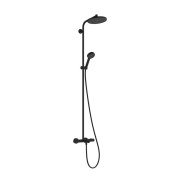 Душова система Hansgrohe Activera S 240 1jet EcoSmart із термостатом Ecostat Fine чорний матовий 28871670