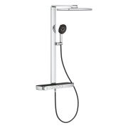 Душова стійка Grohe Rainshower Aqua Pure з термостатом чорний/хром 100961KI00
