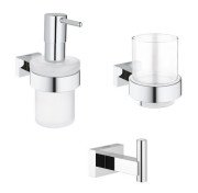 Набор аксессуаров для ванной комнаты Grohe Essentials Cube хром BF40511EC