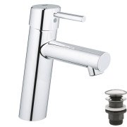Смеситель для раковины Grohe Concetto M-Size с нажимным донным клапаном хром 23932001