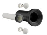 Універсальний комплект для підключення підвісного унітазу Hansgrohe поліпропілен 60330000