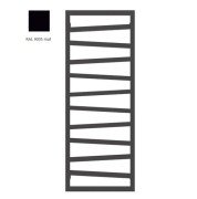 Сушка для рушників водяна Terma Zigzag 131х50 см SX Ral 9005 mat чорний матовий WGZIG131050K9M5SX