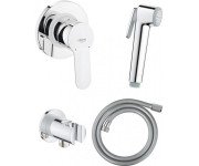 Гігієнічний душ із змішувачем прихованого монтажу Grohe BauEdge з Tempesta хром UA11104000