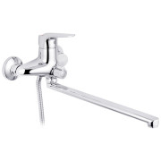 Смеситель для ванной Kroner KRM Odra-C071 с душевым гарнитуром хром CV019458