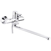 Змішувач для ванної кімнати Kroner KRP Essen-C070 з душовим гарнітуром хром CV024329