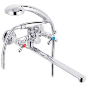 Смеситель для ванной Kroner KRP Royce-C070 с душевым гарнитуром хром CV029047