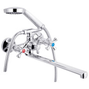 Смеситель для ванной Kroner KRM Rhein-C072 с душевым гарнитуром хром CV018076