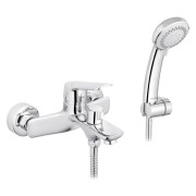 Змішувач для ванної кімнати Kroner KRP Dorn-C060 з душовим гарнітуром хром CV033916
