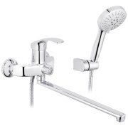 Змішувач для ванної кімнати Kroner KRP Konstante-C070 з душовим гарнітуром хром CV023588