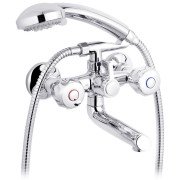 Змішувач для ванної кімнати Kroner KRP Hamburg-C060 з душовим гарнітуром хром CV014913