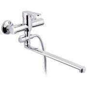 Змішувач для ванної кімнати Kroner KRM Elbe-C072 з душовим гарнітуром хром CV029680