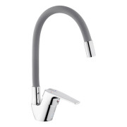 Змішувач для кухні Kroner KRM Odra-C032GRA одноважільний хром/сірий CV023772