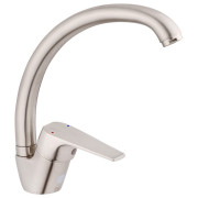 Смеситель для кухни Kroner KRM Odra-N035 однорычажный никель CV021219