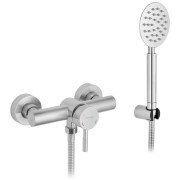 Смеситель для душа Kroner KRP Edelstahl Klassisch-ESG050 с душевым гарнитуром нержавеющая сталь CV035370