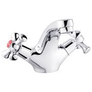 Смеситель для кухни Kroner KRM Rhein-C010 двухвентильный хром CV018074