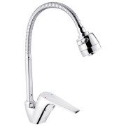Смеситель для кухни Kroner KRM Odra-C038-1 с гибким изливом хром CV021194