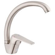 Смеситель для кухни Kroner KRM Odra-N035 однорычажный никель CV021219