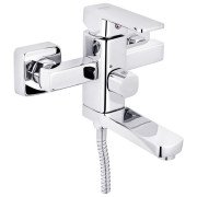 Змішувач для ванної кімнати Kroner KRM Ems-C060 з душовим гарнітуром хром CV017357