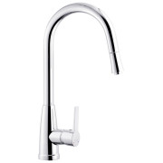 Змішувач для кухні Kroner KRM 11-013F з висувним виливом хром CV027263