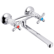 Змішувач для кухні Kroner KRP Royce-C040 настінний двовентильний хром CV029051