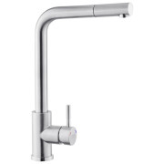 Змішувач для кухні Kroner KRP Edelstahl Klassisch-ESG03917 з висувним виливом нержавіюча сталь CV032284