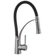 Змішувач для кухні Kroner KRP Ersel-GRP03393BLK з рефлекторним виливом графіт/чорний CV033800