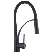 Смеситель для кухни Kroner KRP Ersel-SCH03393BLK с рефлекторным изливом черный CV033799