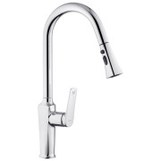 Змішувач для кухні Kroner KRP Makon-C030-T з висувним виливом хром CV033866