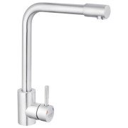 Змішувач для кухні Kroner KRP Edelstahl Klassisch-ESG034 одноважільний нікель CV022991