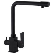 Смеситель для кухни Kroner KRP Edelstahl Kubus-SCH03810 под фильтр черный CV027939