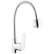 Смеситель для кухни Kroner KRM Odra-C039-1 с гибким изливом хром CV021200