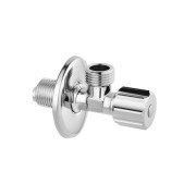 Кран приладовий Kroner KRP Eckventil 4301 кутовий ½''х½'' ВВ латунь хром CV027383